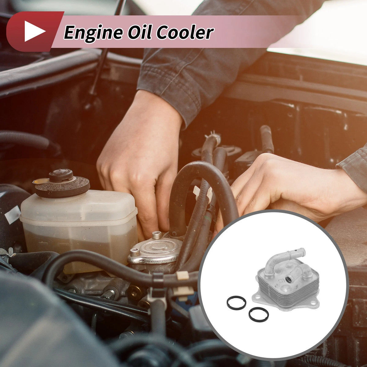 Engine Oil Cooler for Toyota Highlander L4 2.5L (2020-2022)
