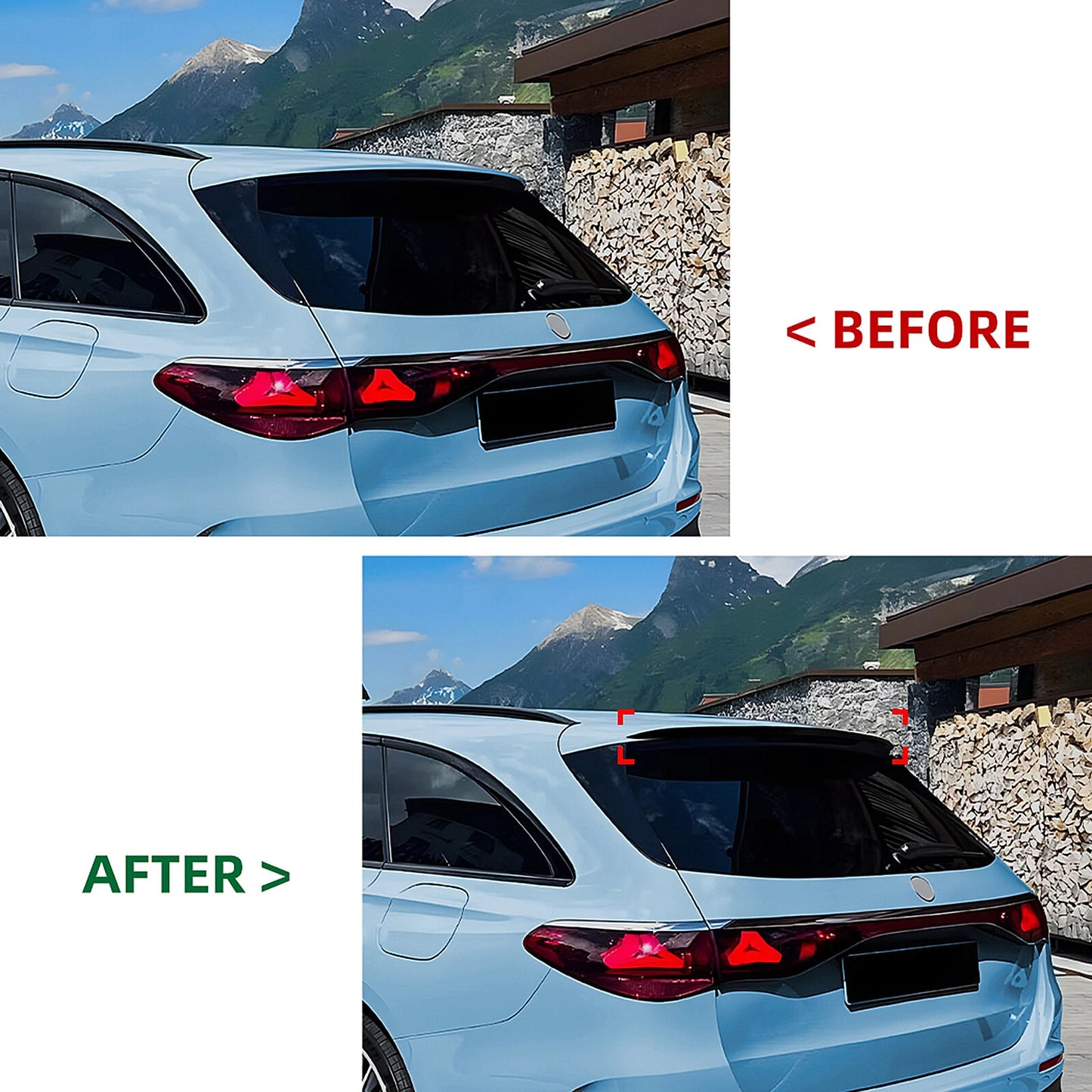 Rear Boot Spoiler Lip for Benz E Class Estate S214 (2024)