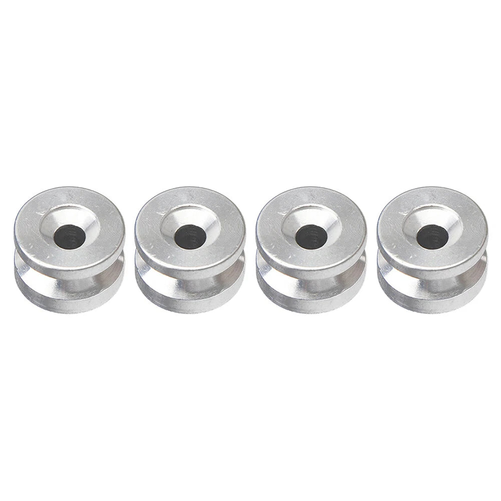 Trunk Base Plate Pad Bracket Bushing Spacer for Motorcycle Silver