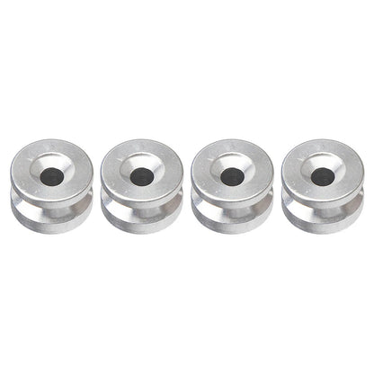 Trunk Base Plate Pad Bracket Bushing Spacer for Motorcycle Silver