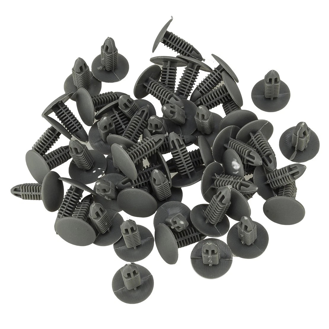100 x 1/4" Hole Plastic Fastener Clips for Hyundai Bumper Fender