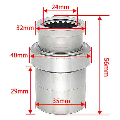 Driveshaft Joint Coupler 2x4 for Suzuki Ozark 250 LT-F250 (2002-2014)