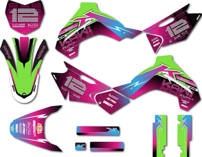 Custom Sticker Kit for Kawasaki KLX 140 2019-2026 Dreams Decals
