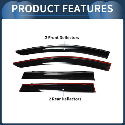 Window Deflectors 1 Set for Honda CR-V (2017)