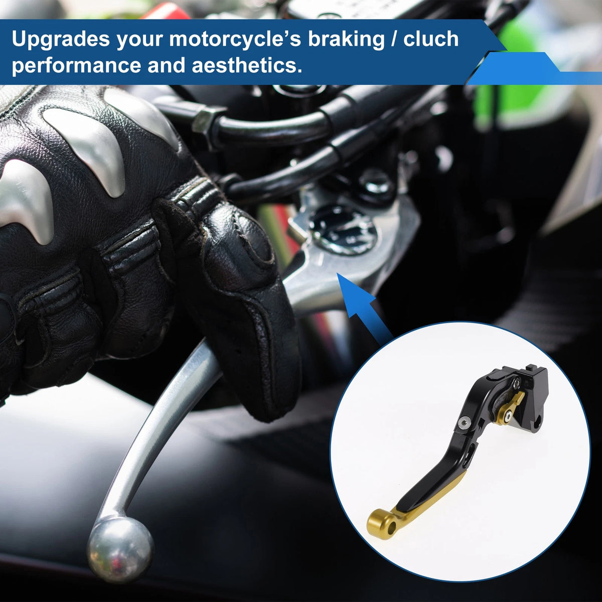 Brake Clutch Lever Adjustable Short Long for Kawasaki Z1000SX (2015–2023)