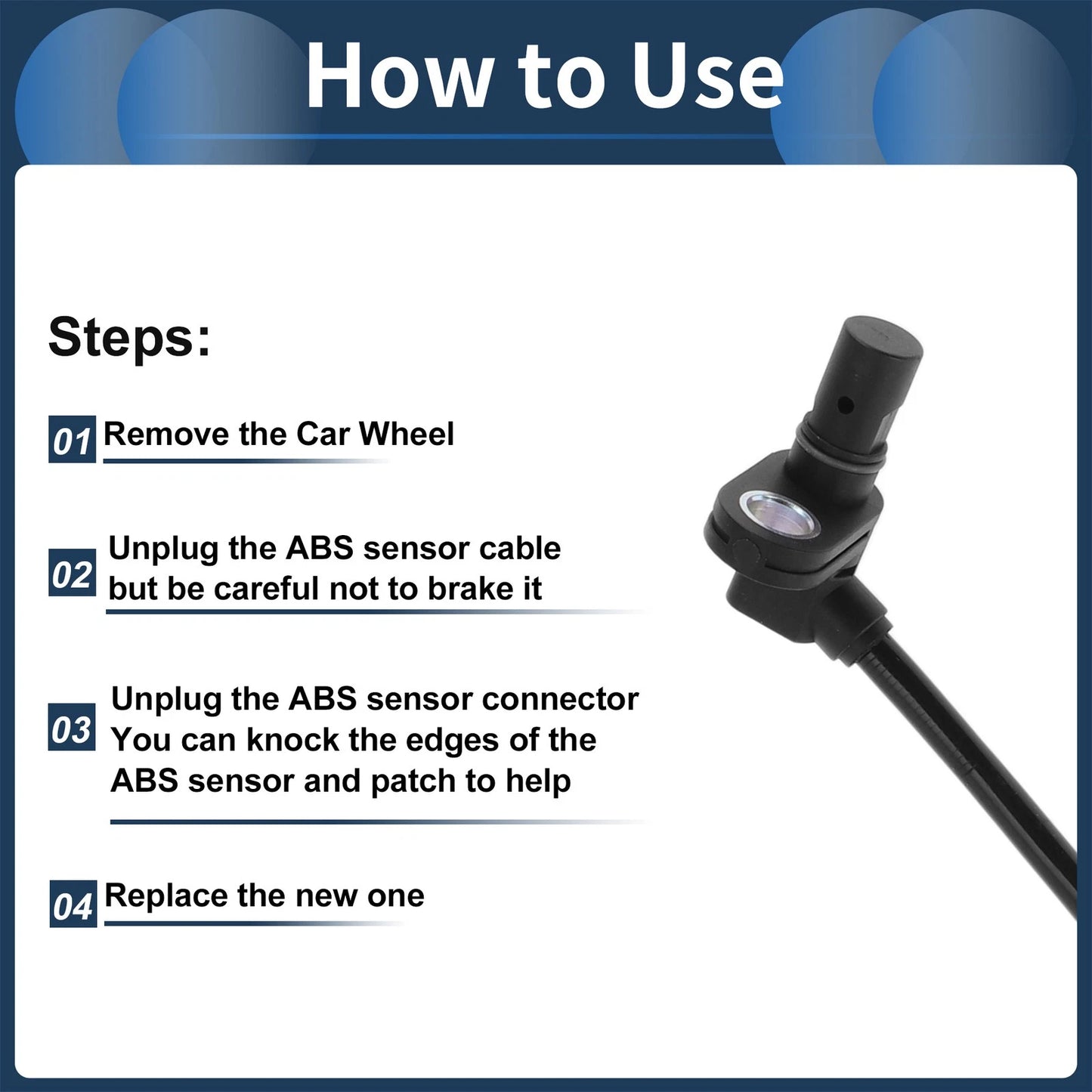 ABS Wheel Speed Sensor for Chevrolet Equinox (2007-2009)