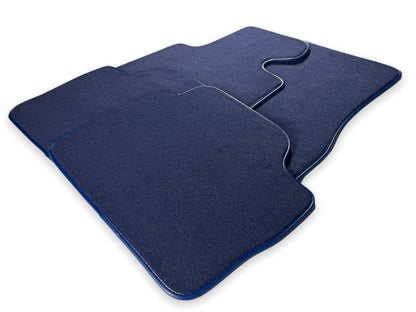 Luxury Dark Blue Floor Mats for Rolls Royce Phantom Sedan (2003-2017)