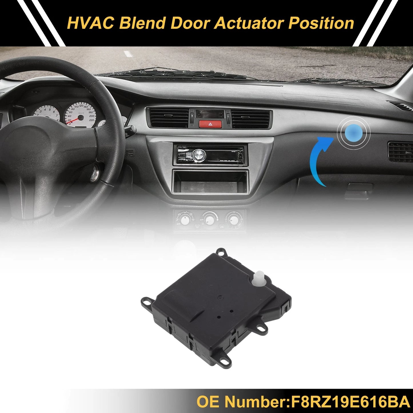 HVAC Heater Blend Door Actuator for Ford Contour (1997-2000)