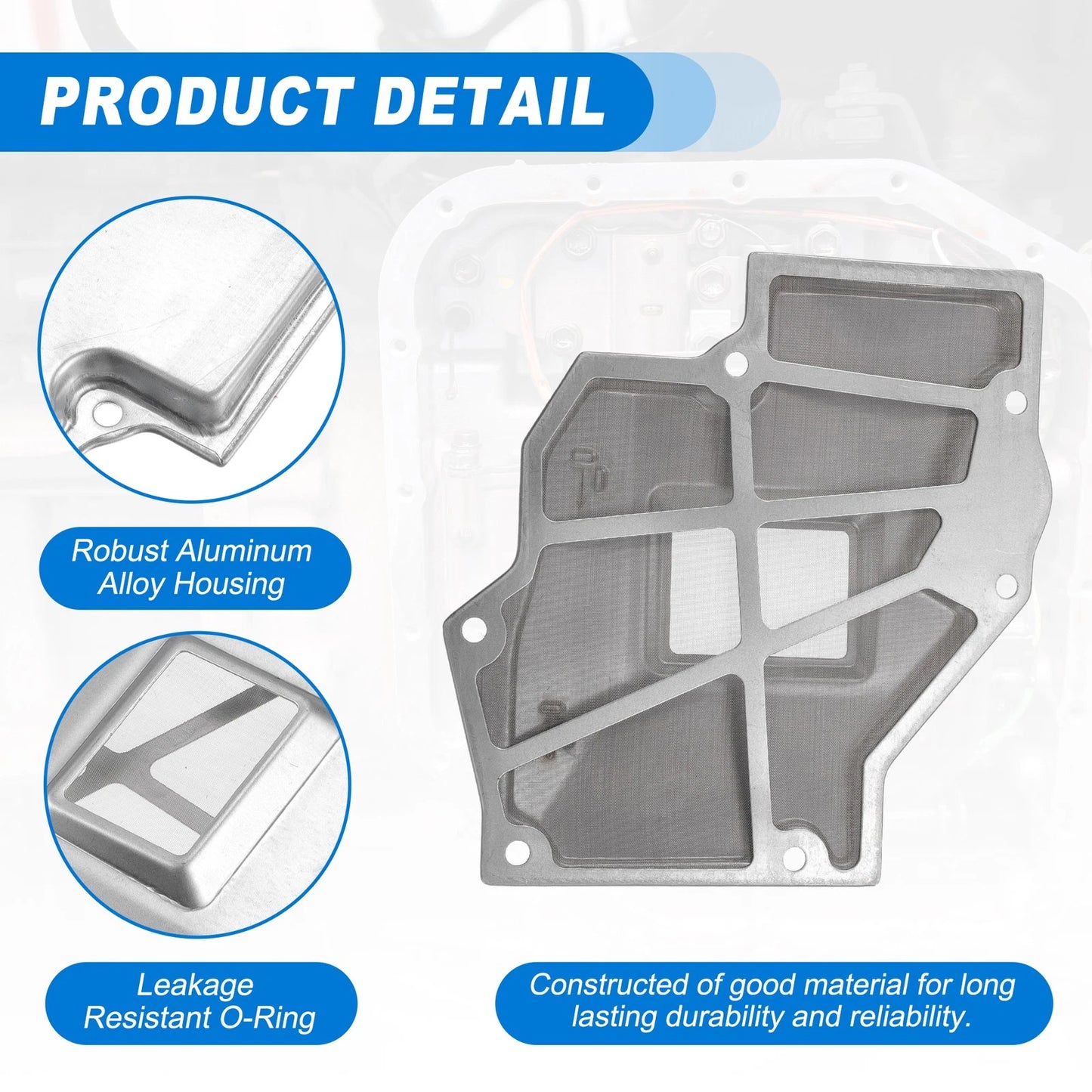 Transmission Fluid Filter Oil Pan for Chevrolet Tracker