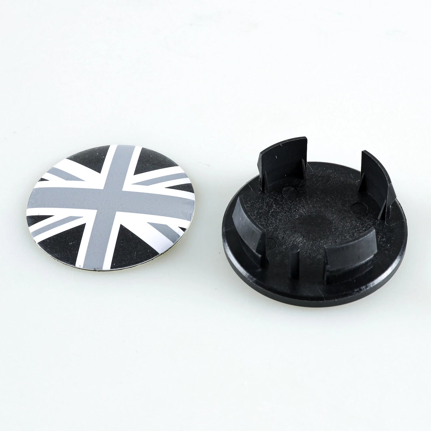 Black Union Jack Wheel Center Caps for MINI R50 R52 R53 R55 R56 R57 R58 R59 R60 (2001-2020)