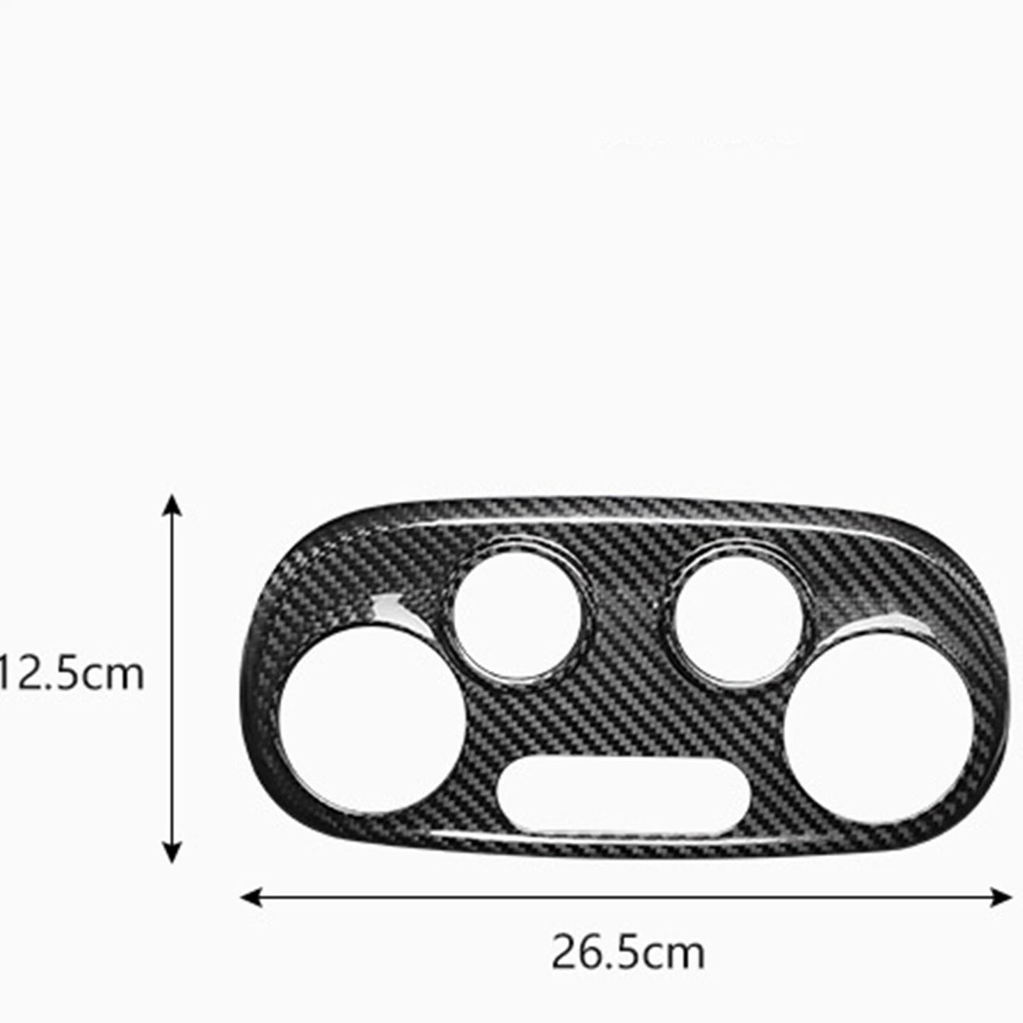 A/C Console Panel Cover for Fiat 500 Abarth 595 (2008-2023)