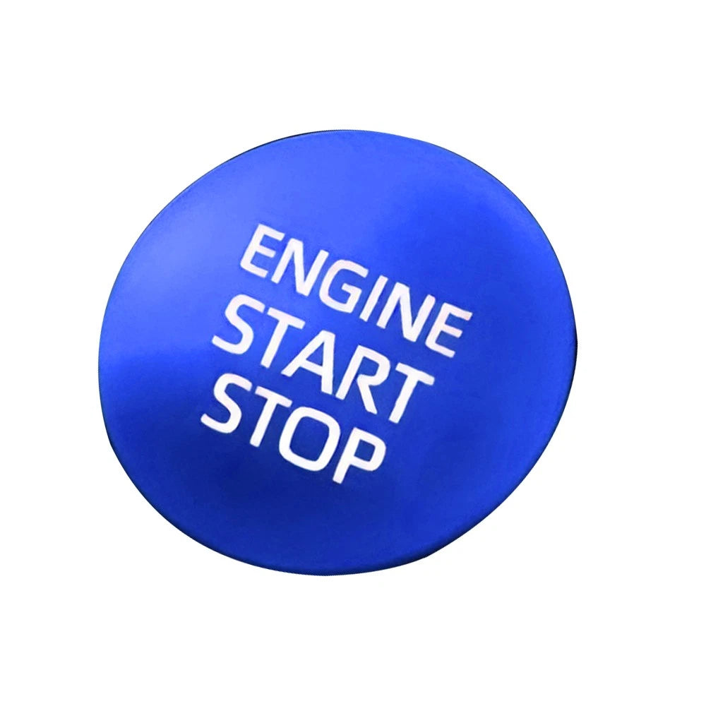 Blue Start/Stop Engine Button Cover Sticker for Toyota Camry (2019-2023)