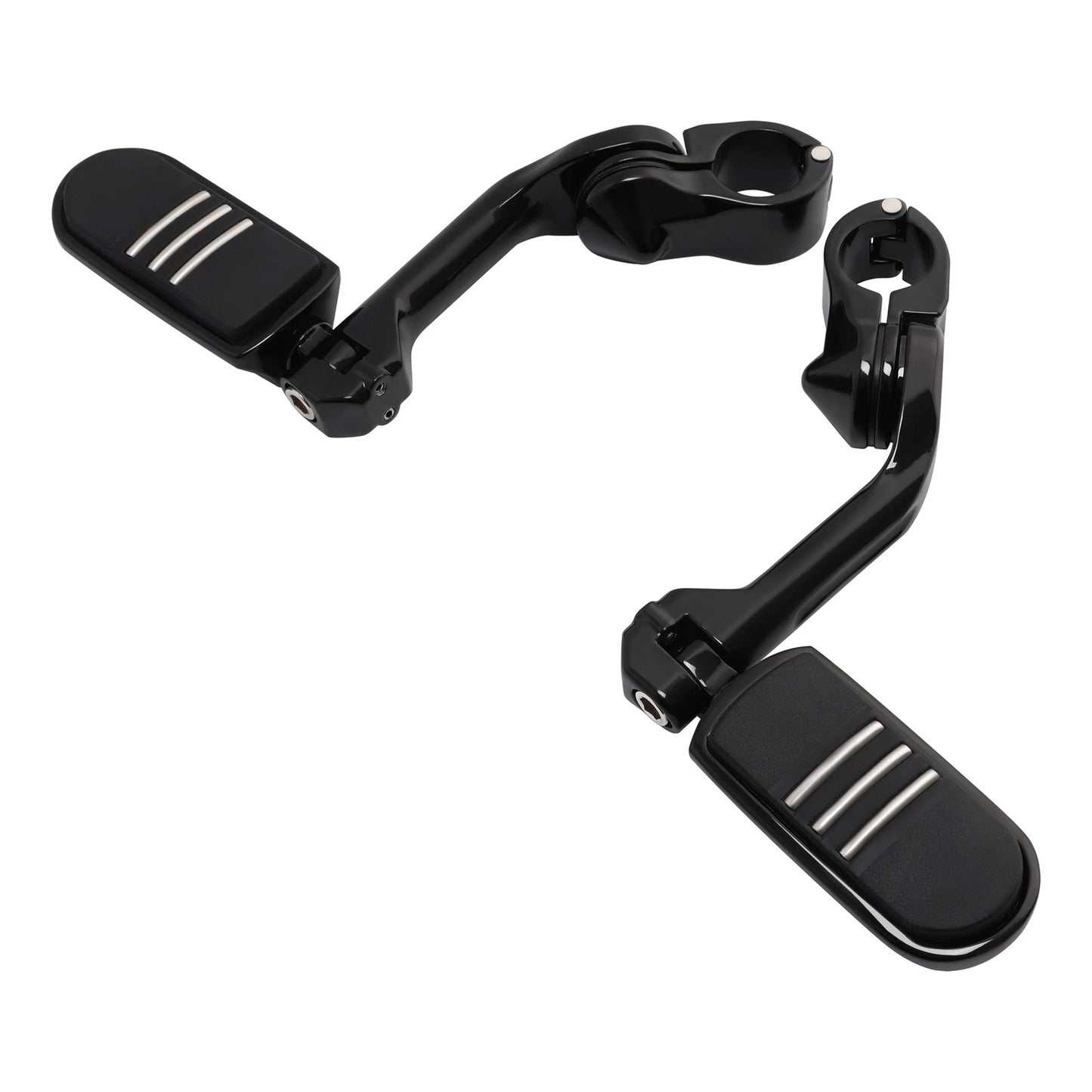1-1/4 32mm Long Angled Highway Foot Pegs for Harley Road Street Electra Glide