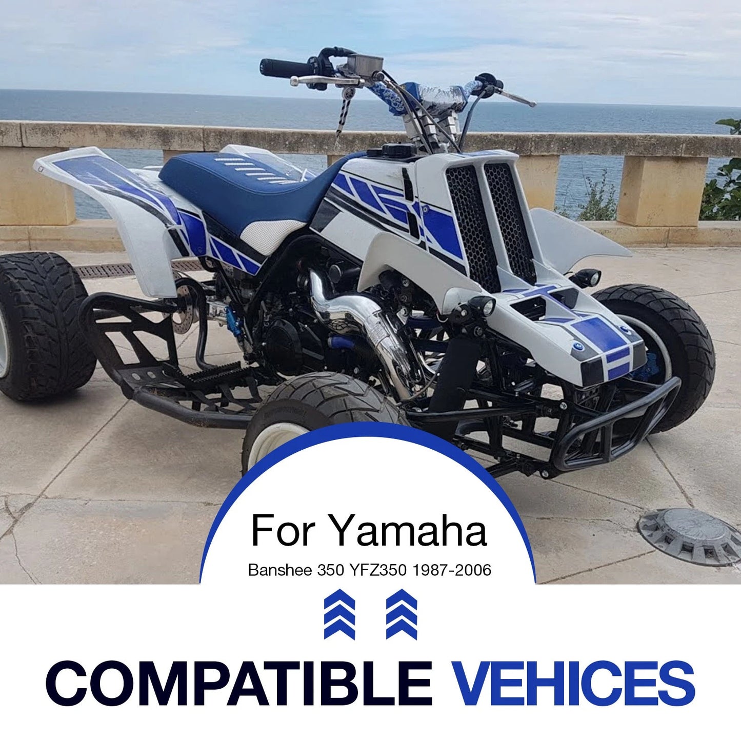 Control A-Arm Kit for Yamaha Banshee 350 YFZ350 1987-2006 Front Upper/Lower