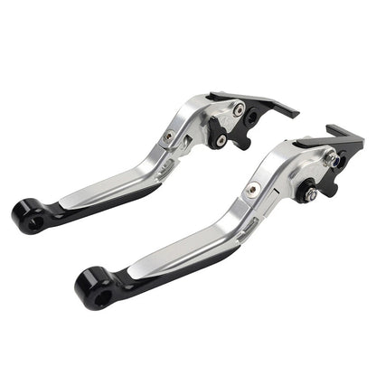Silver Extendable Brake Clutch Levers for Daytona 675 Street Triple (2006-2018)