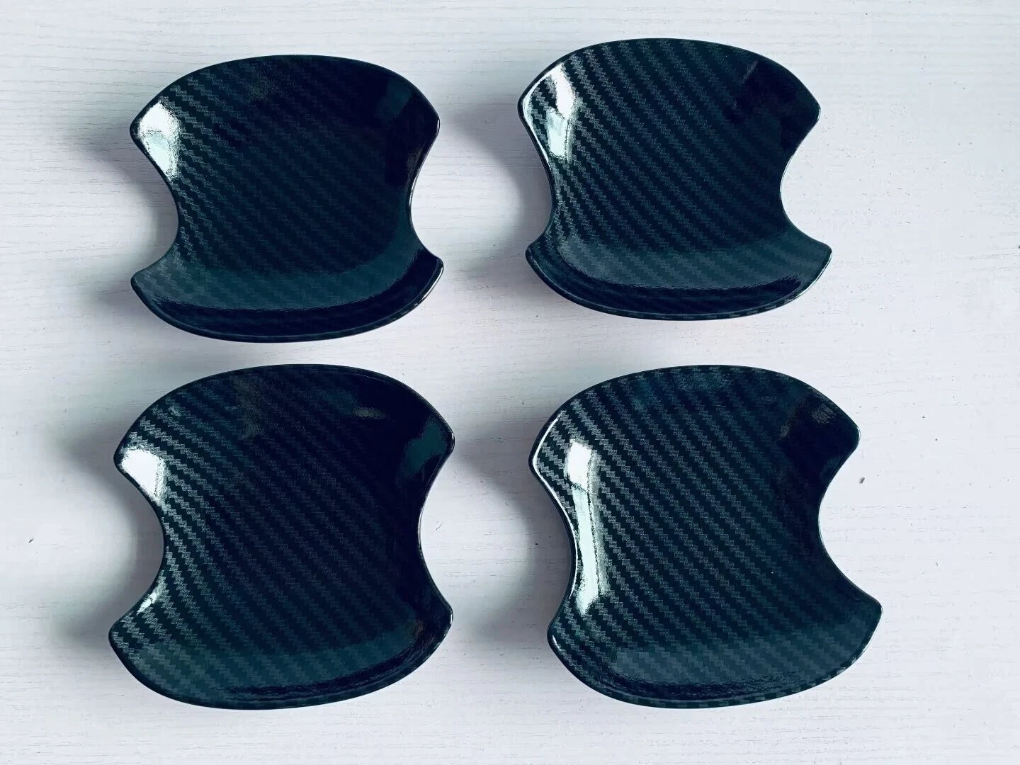 Door Handle Bowl Lid Side Cover Trim for Lexus GX550 (2024-2025) 4 x Carbon Fiber