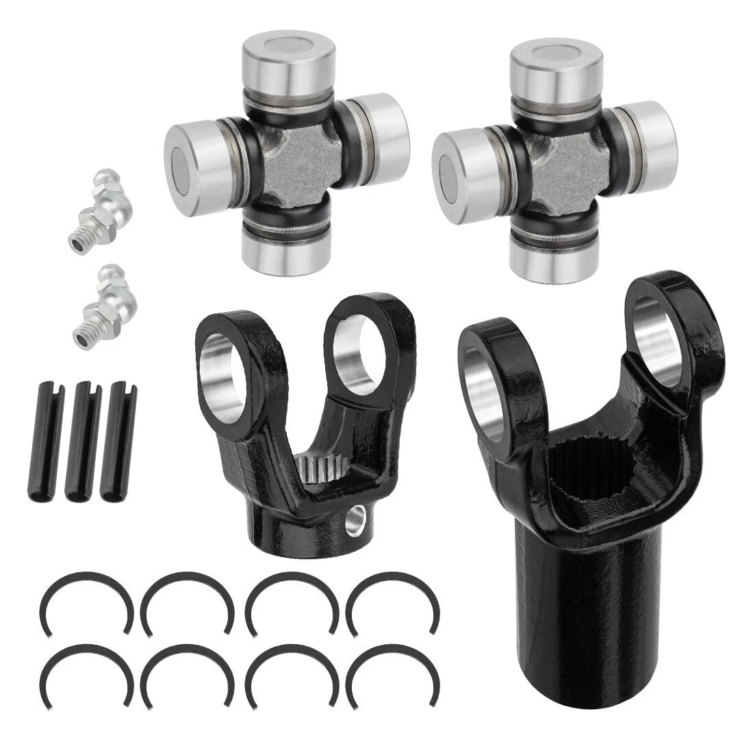 2 x Front Prop Shaft Yoke & U-Joint for Polaris RZR 900 (2011–2024)