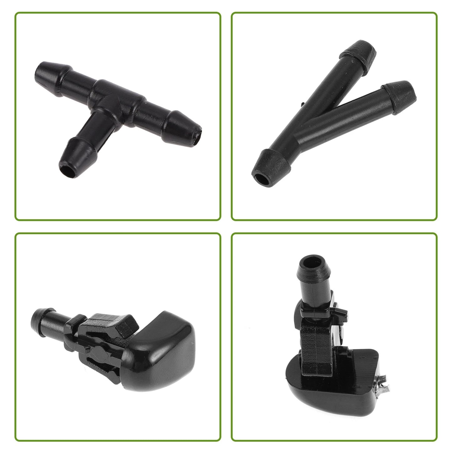 Windshield Washer Nozzle & Hose Connector for Nissan (2000-2006)