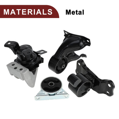 Engine Mount Set for Mitsubishi Lancer Ralliart 2.4L (2004-2006)
