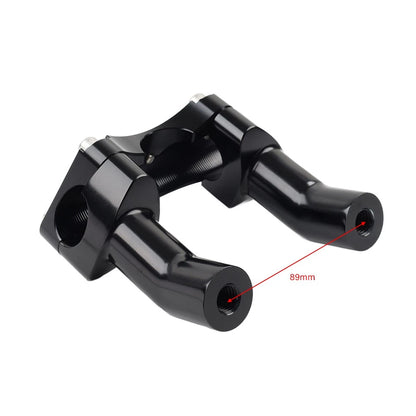 4" Handlebar Risers Top Clamp for Harley Tour Super Sport Glide Softail (2006-2023)