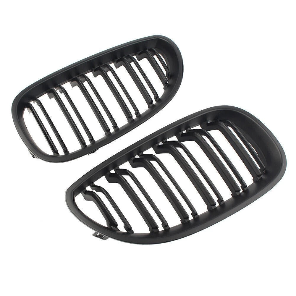 Matte Black Upper Bumper Grill Mesh Grille for BMW E60 E61 M5 2004-2009