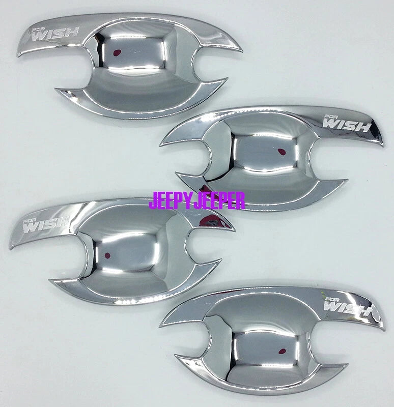 Chrome Door Handle Cover Insert for Toyota Wish AE10 AE20 (2004-2008)