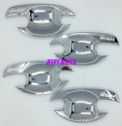 Chrome Door Handle Cover Insert for Toyota Wish AE10 AE20 (2004-2008)