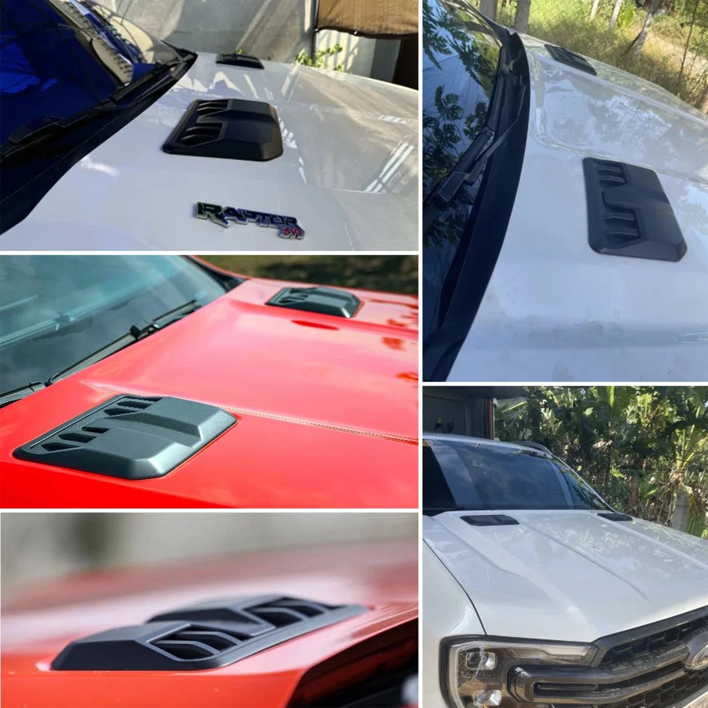 Front Hood Air Intake Vent Hood Scoop Cover for Toyota Tacoma (1995–2024)