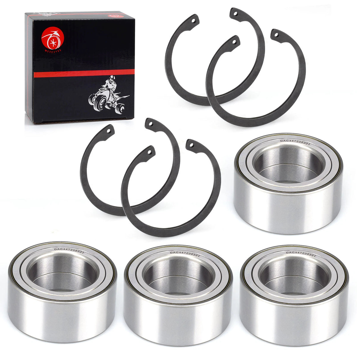 4x Front Rear Wheel Bearing 30x55x32 for Arctic Cat Prowler (2007–2014)