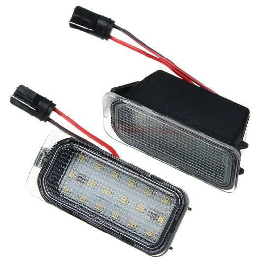 18SMD LED License Plate Light Lamp for Ford Fiesta JA8 (2008–2019)