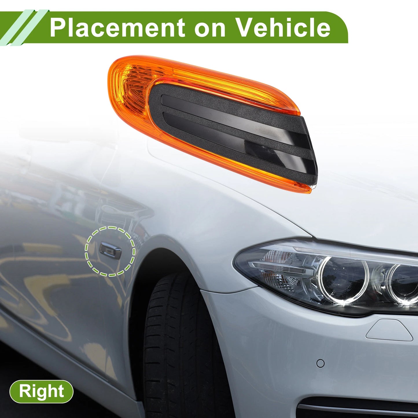 Right Side Marker Light Cover for MINI Cooper (2014-2021)