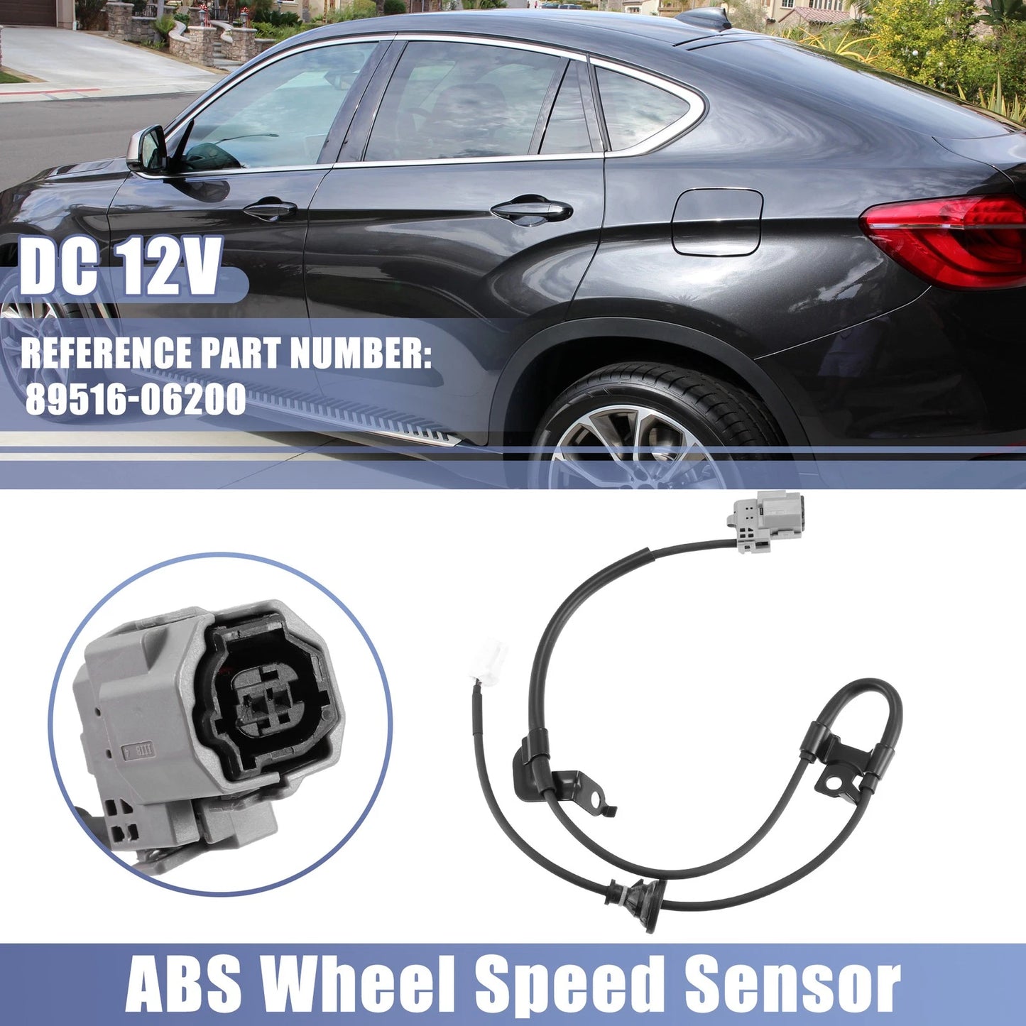 ABS Wheel Speed Sensor Rear Left for Toyota Camry (2012-2017)