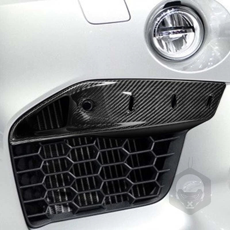 Carbon Fiber Front Bumper Vent Upper Splitter for BMW X5M F85 X6M F86 2014-2018