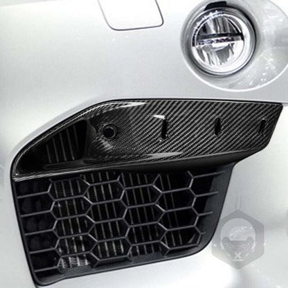 Carbon Fiber Front Bumper Vent Upper Splitter for BMW X5M F85 X6M F86 2014-2018