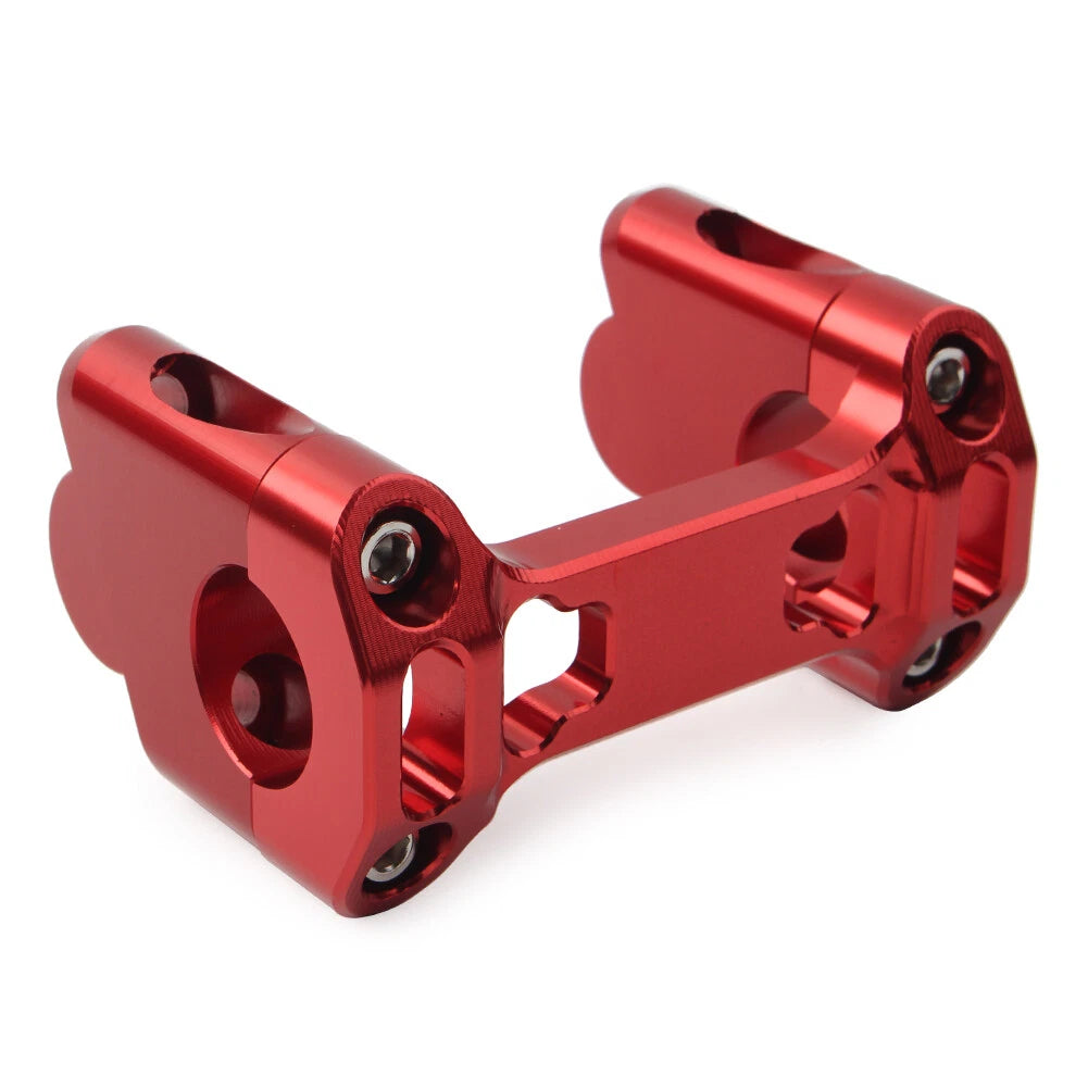 Red CNC Height Riser Handlebar Clip Adapter for BMW R1200GS LC/Adventure (2014-2020)