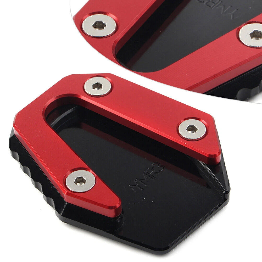 Red Side Stand Kickstand Plate for Yamaha YZFR25 YZFR3 MT-25 MT-03 (2015-2023)