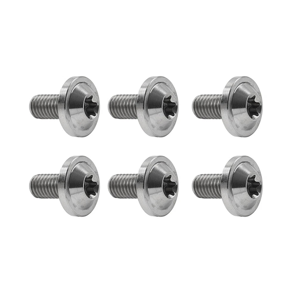 6 x M5x25mm Titanium Alloy Torx Head Bolts for Bike Motorcycle