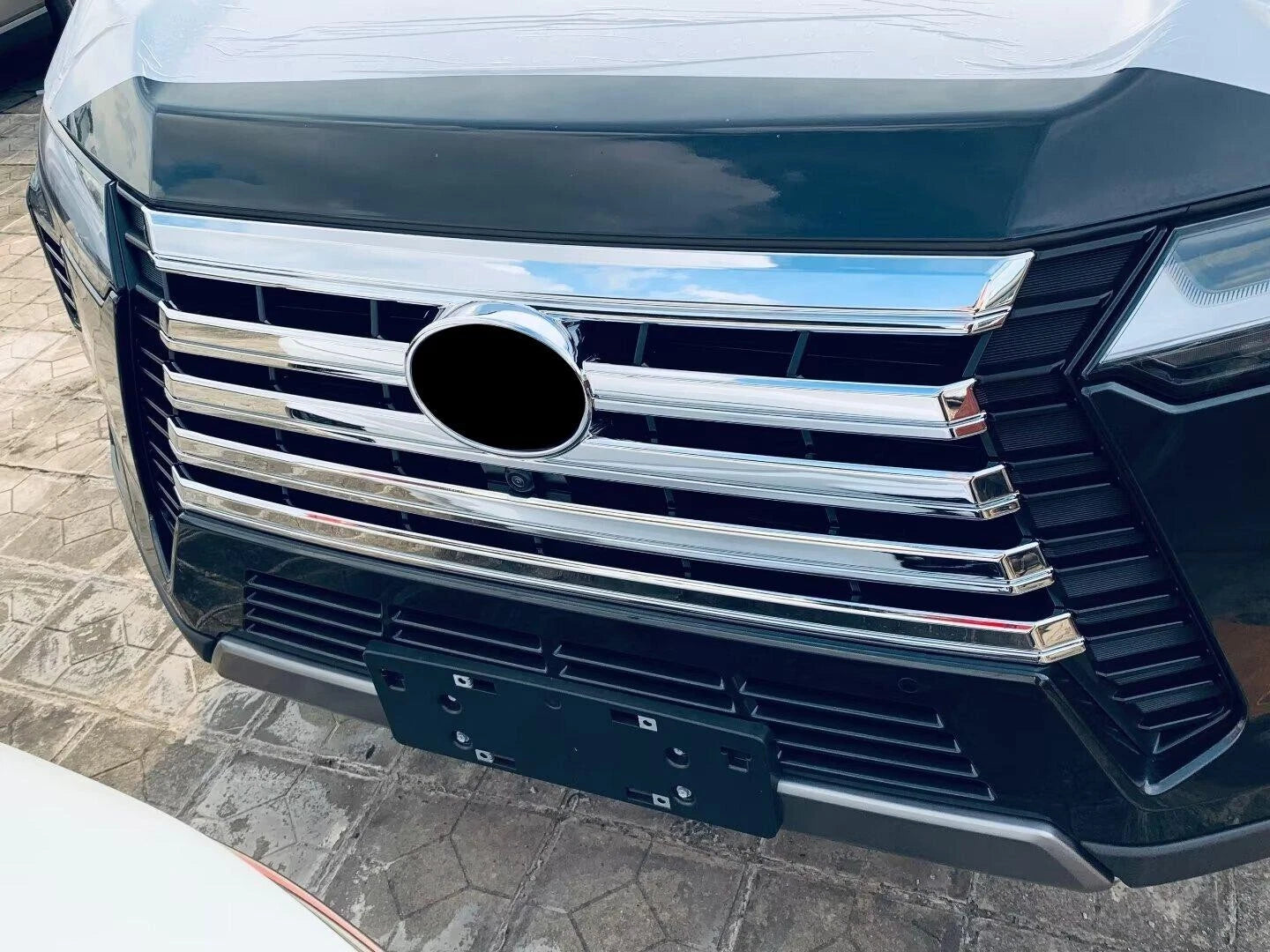 Front Center Grille Molding Cover Trim for Lexus GX550 3pcs (2024-2025)