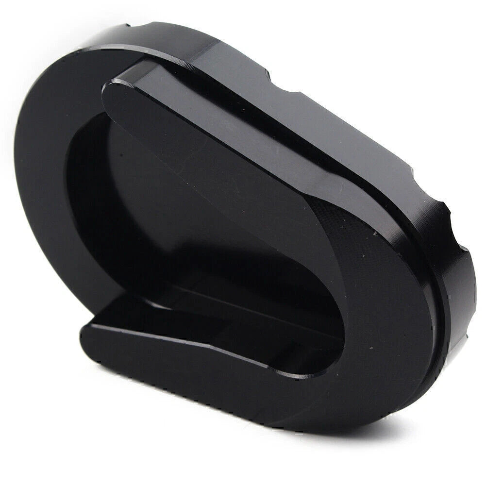 Black Kickstand Enlarge Plate Pad for Vespa Sprint Primavera 150 (2013-2020)
