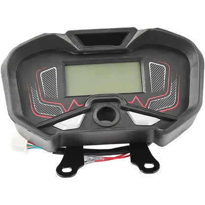 LCD Voltage Meter and Speedometer 48V 60V 72V for Electric Tricycle Front Mount