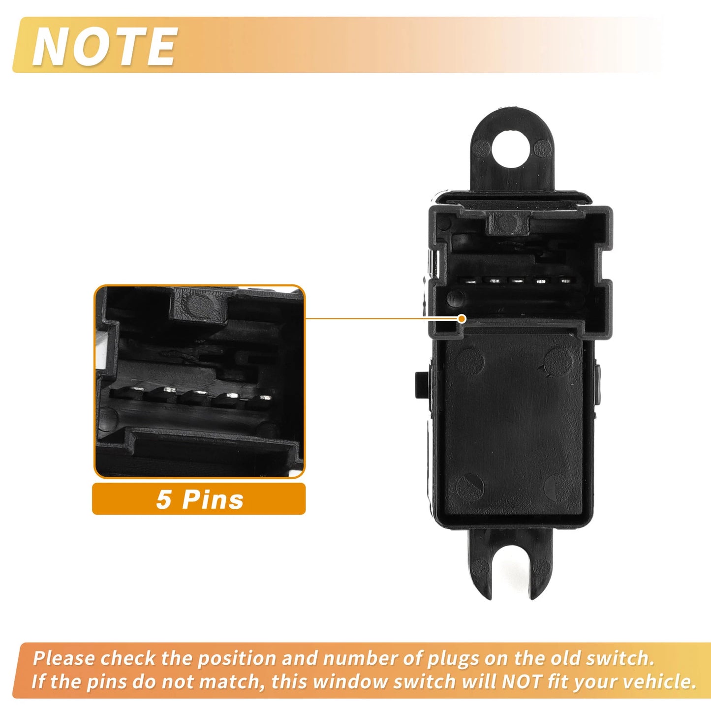 Power Window Switch for Nissan Pathfinder, Versa (2005-2012)