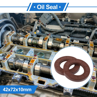 Oil Seal 42x72x10mm Rotary Shaft Seal FKM Rubber 2 x