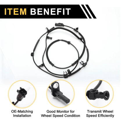 ABS Wheel Speed Sensor for Ford F-150 2011-2014 (2 x)