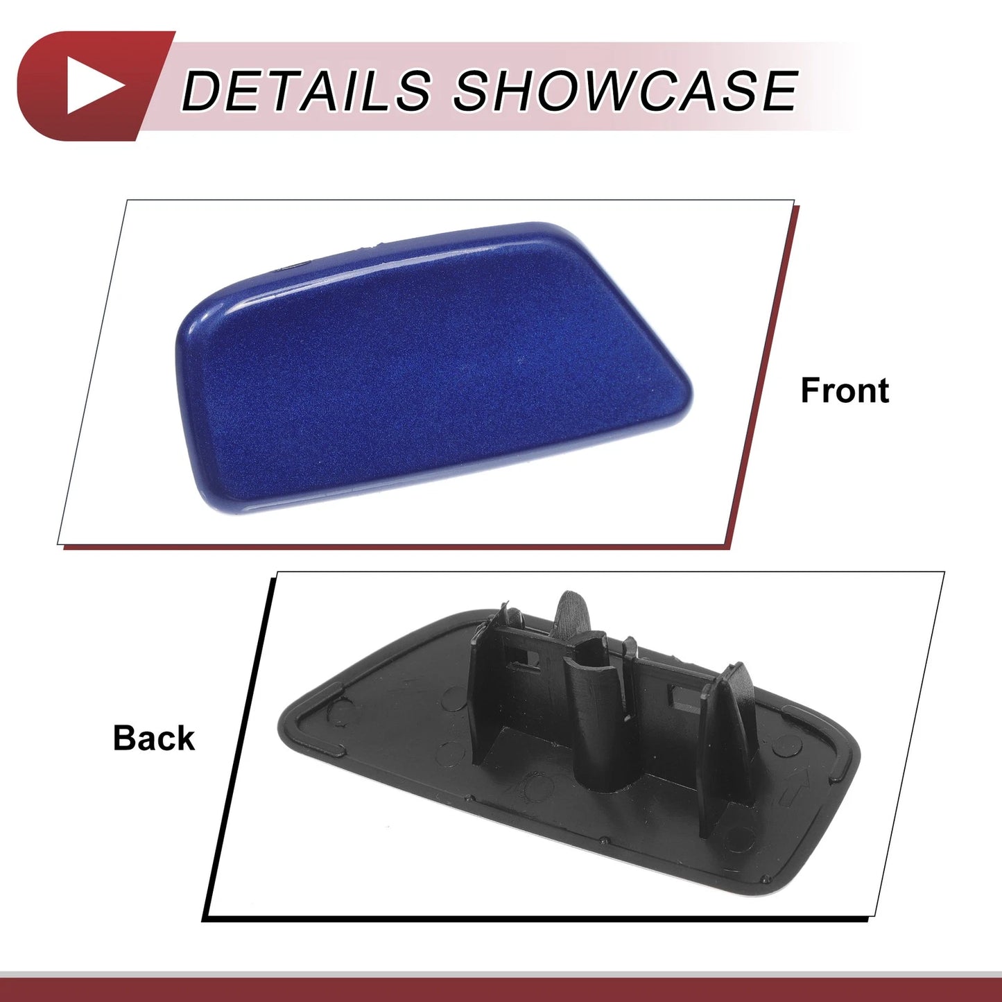 Front Right Washer Nozzle Cover for Subaru Forester (2009-2012) Blue