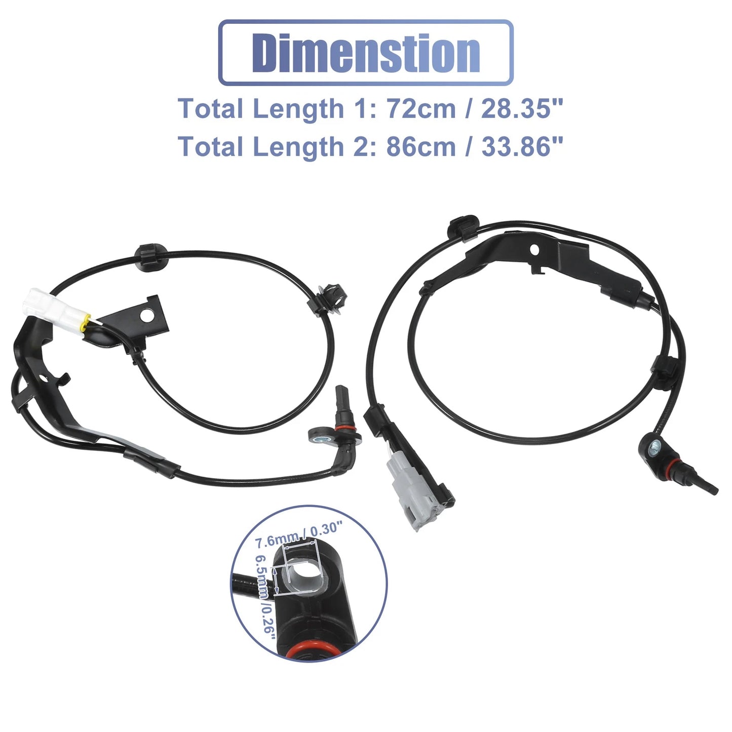 ABS Sensor for Toyota Hilux VIII 2015-2022 (Rear Left/Right)