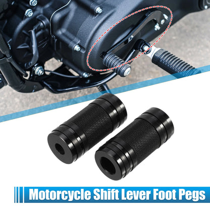 Pair Black Motorcycle Shifter Foot Pegs Shift Lever for Harley Davidson