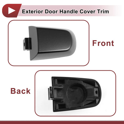 Exterior Door Handle Cover Trim for Chevrolet Traverse Black