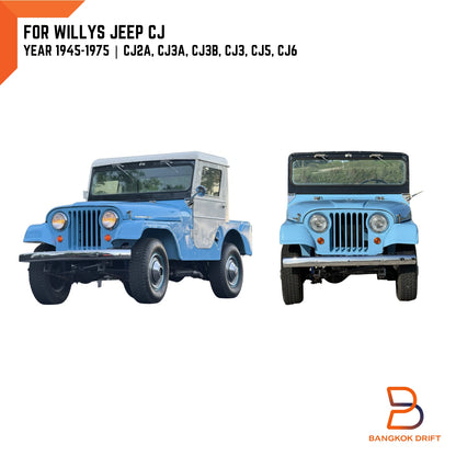 Yellow Lens Turn Signal Parking Light Lamp for Willys Jeep CJ (1945-1975)