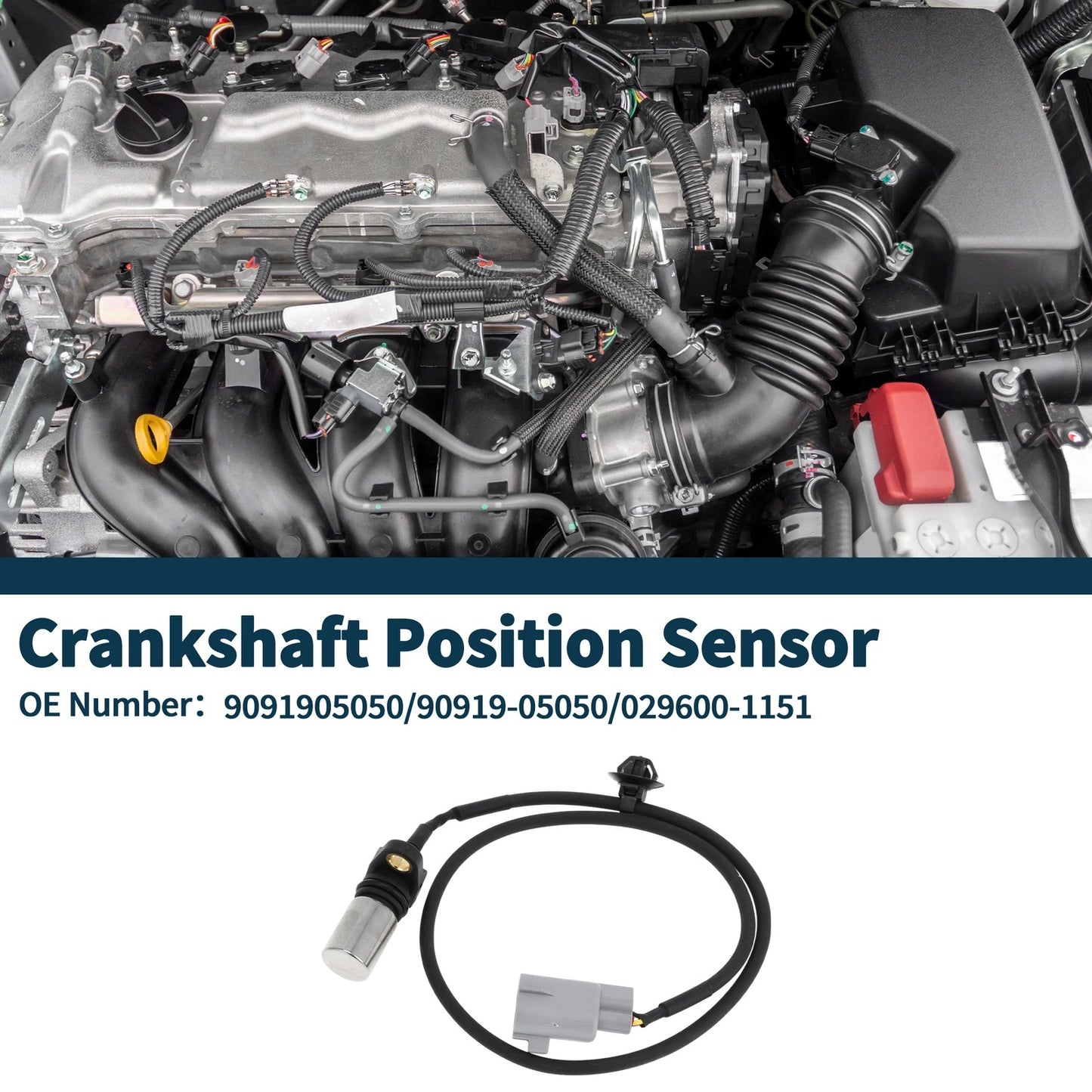 Crankshaft Position Sensor / 2.5/3.0 Diesel / Crankshaft Position Sensor for TOYOTA HILUX (2005–2013)