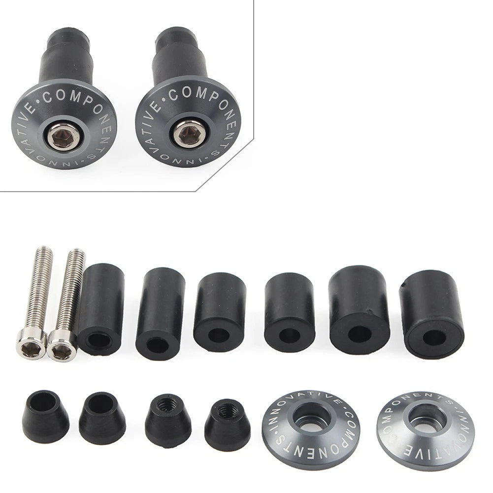 Handle Bar End Weights 7/8'' for Dirt Bike Motor - Titanium